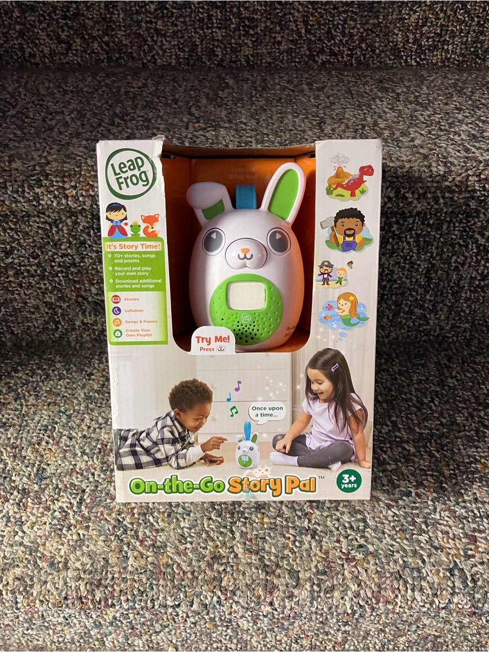 On-the-Go Story Pal Kids Toy - White and Green Leap Frog